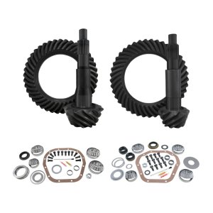 Ford F350 Differential Install Kits - Front + Rear - Yukon Gear & Axle - 4.56 Gear Ratio - `00-`07